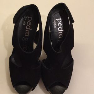 Size 36 Pedro Garcia Libby Mid Heel Crisscross